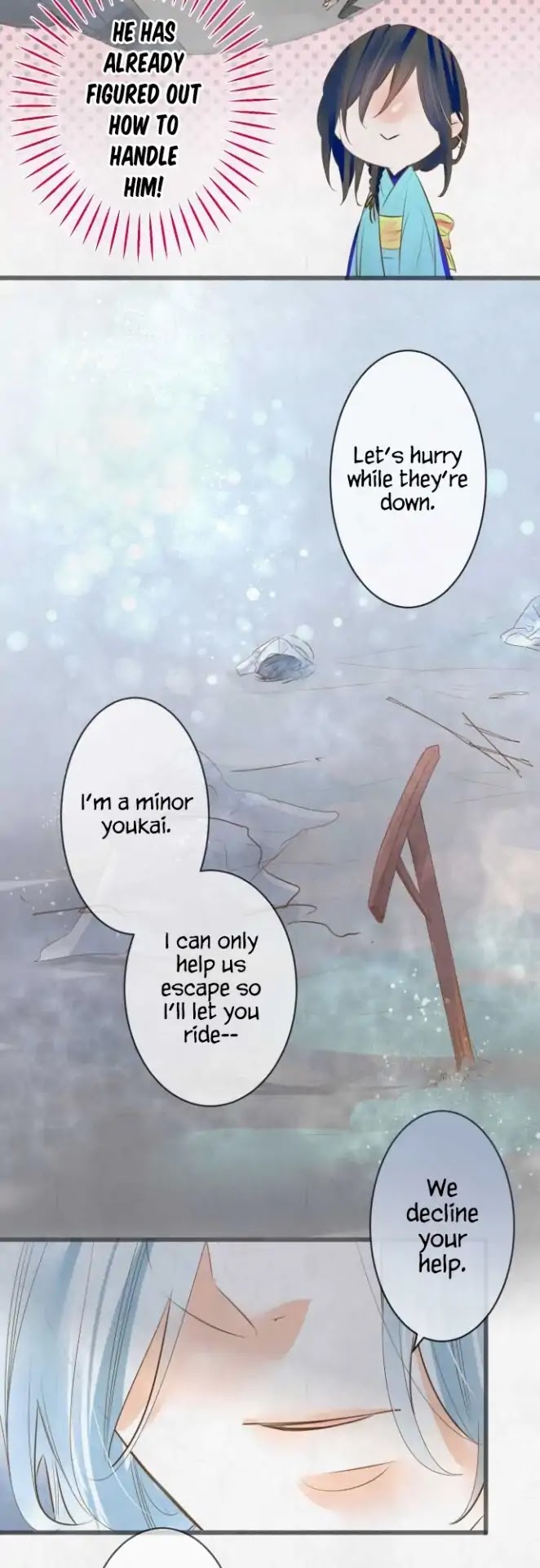 Kochou no Yumeji Chapter 115 page 4 - Chapter 115: Baku -Part Six-