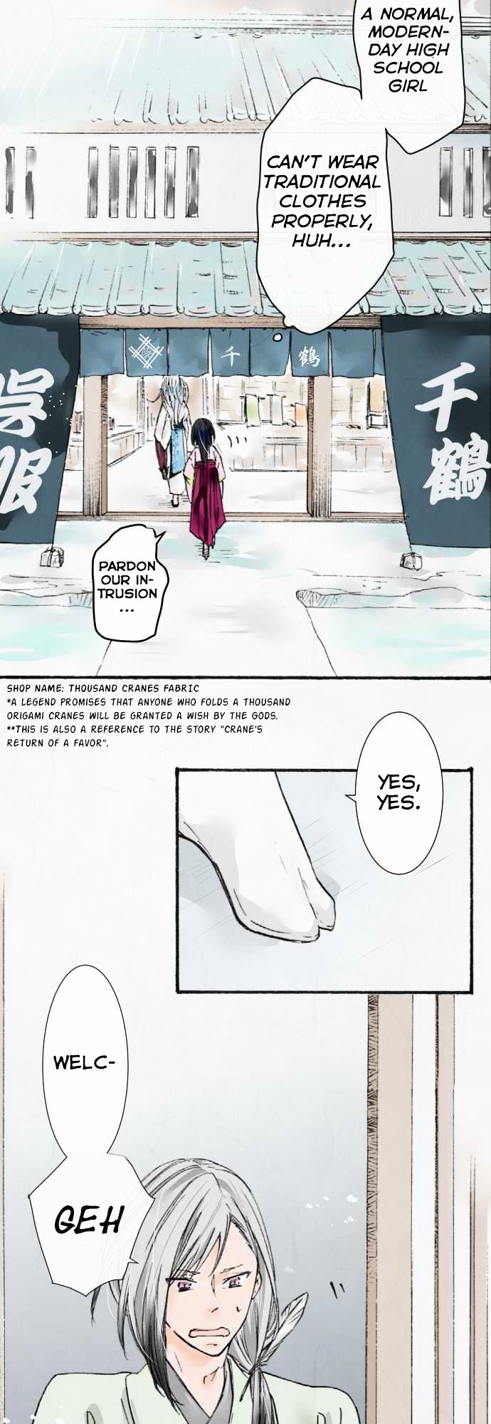 Kochou no Yumeji Chapter 12 page 5 - Chapter 12 : Crane