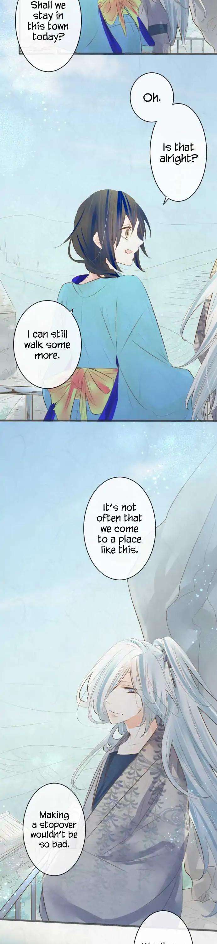 Kochou no Yumeji Chapter 127 page 6 - Chapter 127: Stopover -Part One-