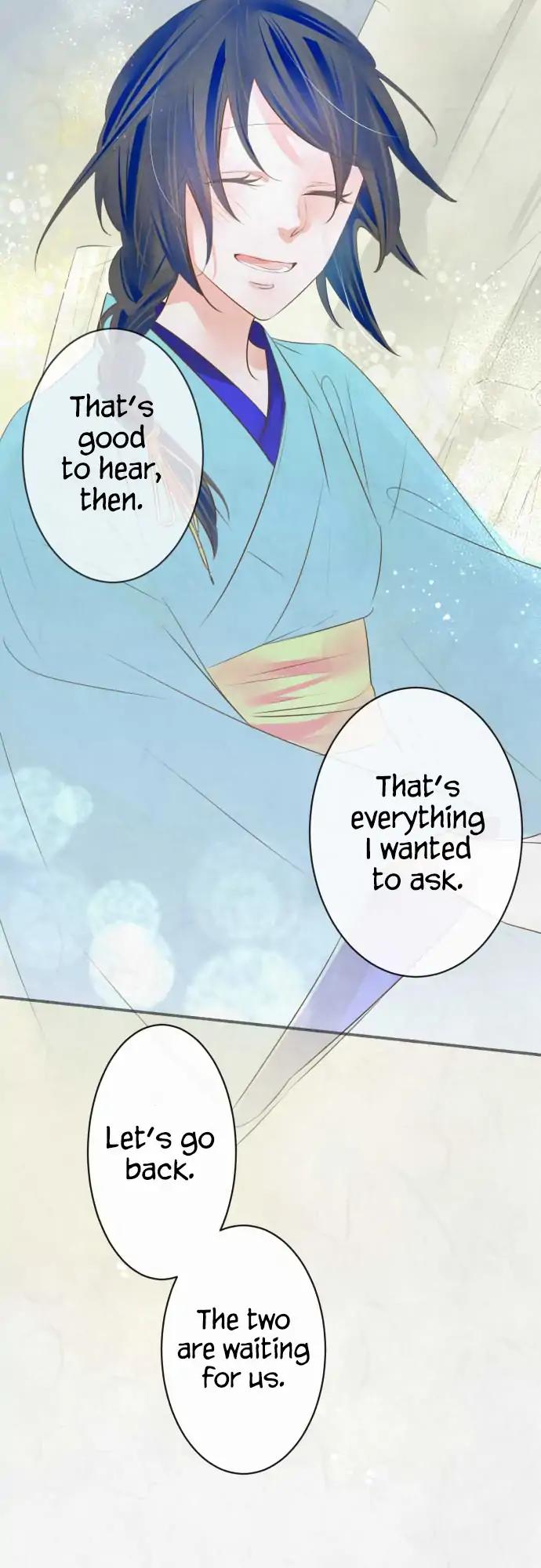Kochou no Yumeji Chapter 129 page 17 - Chapter 129: Stopover -Part Three-