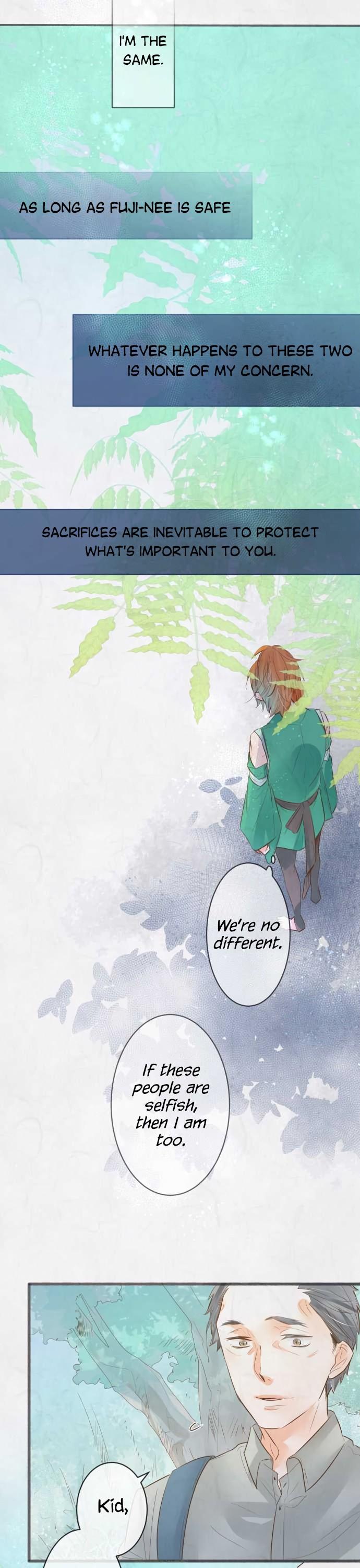 Kochou no Yumeji Chapter 141 page 15 - Chapter 141: Wisteria -Part Four-