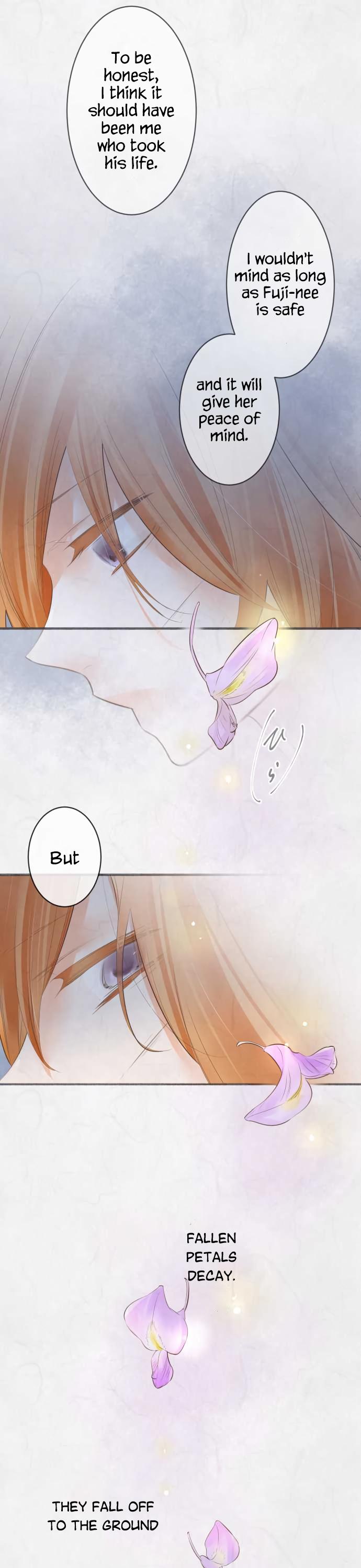 Kochou no Yumeji Chapter 143 page 10 - Chapter 143: Wisteria -Part Six-