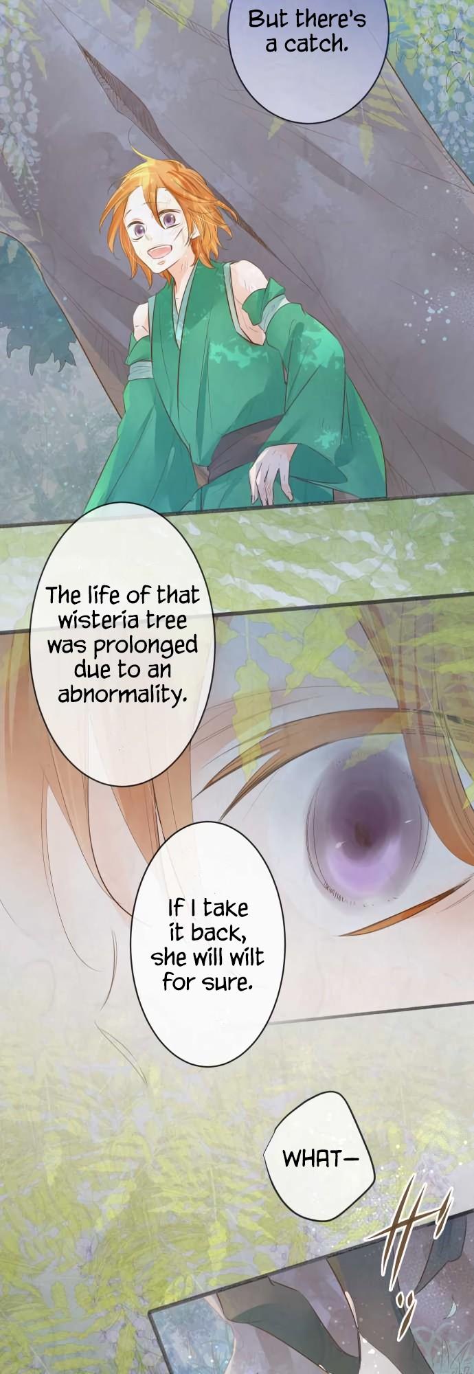 Kochou no Yumeji Chapter 143 page 5 - Chapter 143: Wisteria -Part Six-