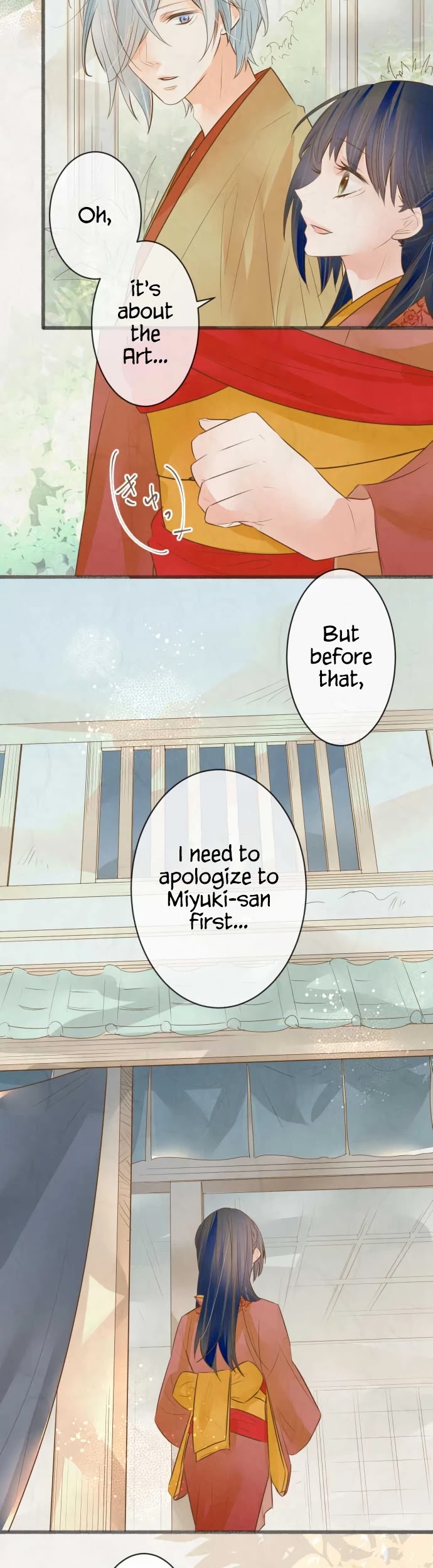 Kochou no Yumeji Chapter 160 page 8 - Chapter 160: Path -Part One-