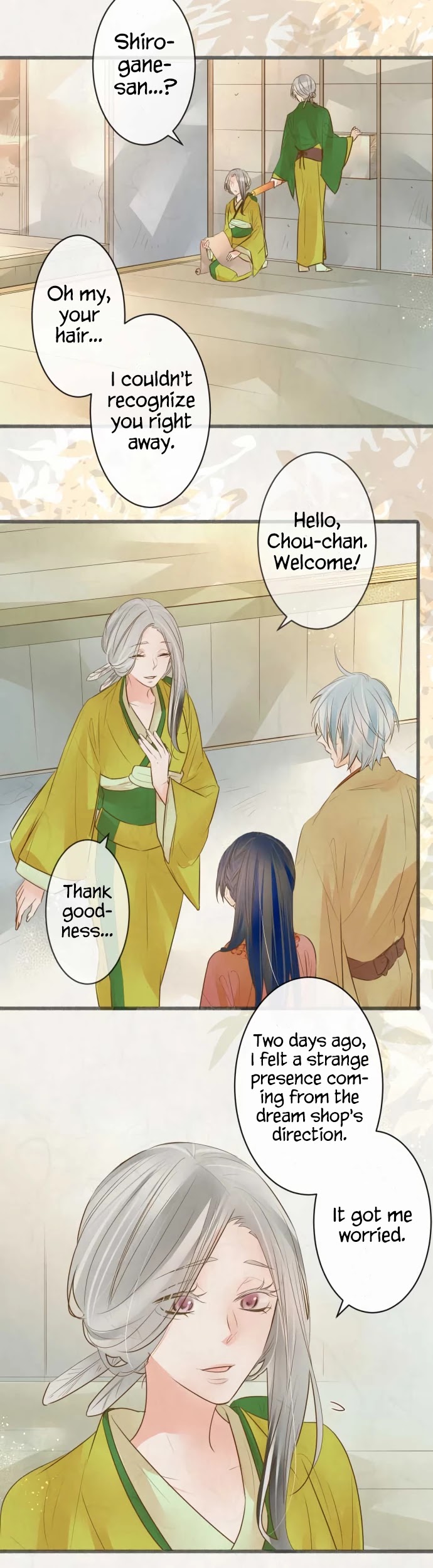 Kochou no Yumeji Chapter 160 page 9 - Chapter 160: Path -Part One-