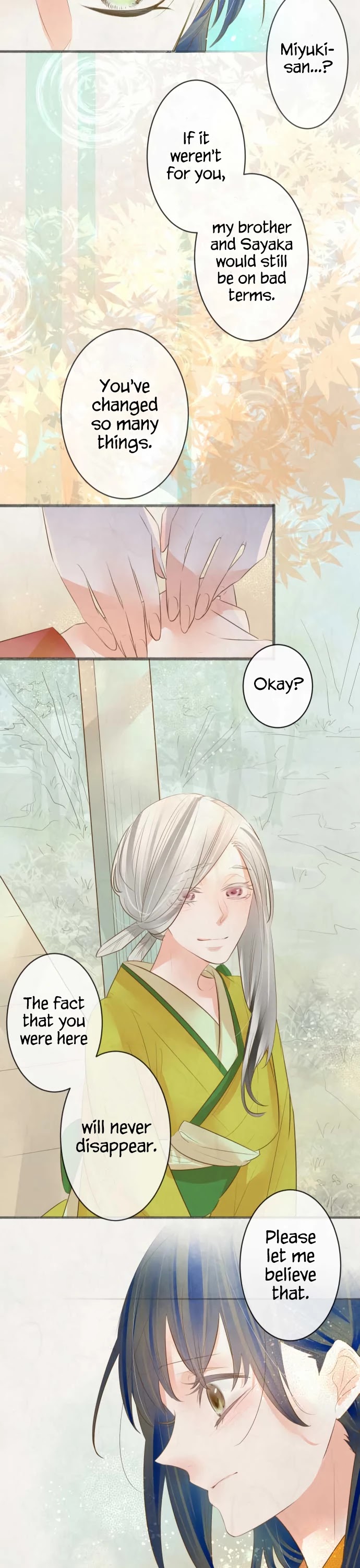 Kochou no Yumeji Chapter 161 page 14 - Chapter 161: Path -Part Two-