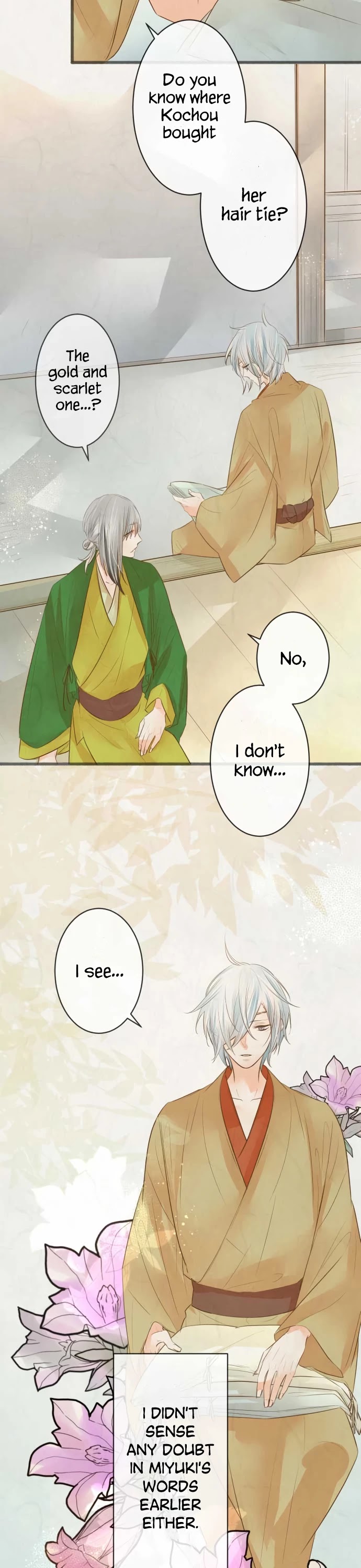 Kochou no Yumeji Chapter 161 page 4 - Chapter 161: Path -Part Two-