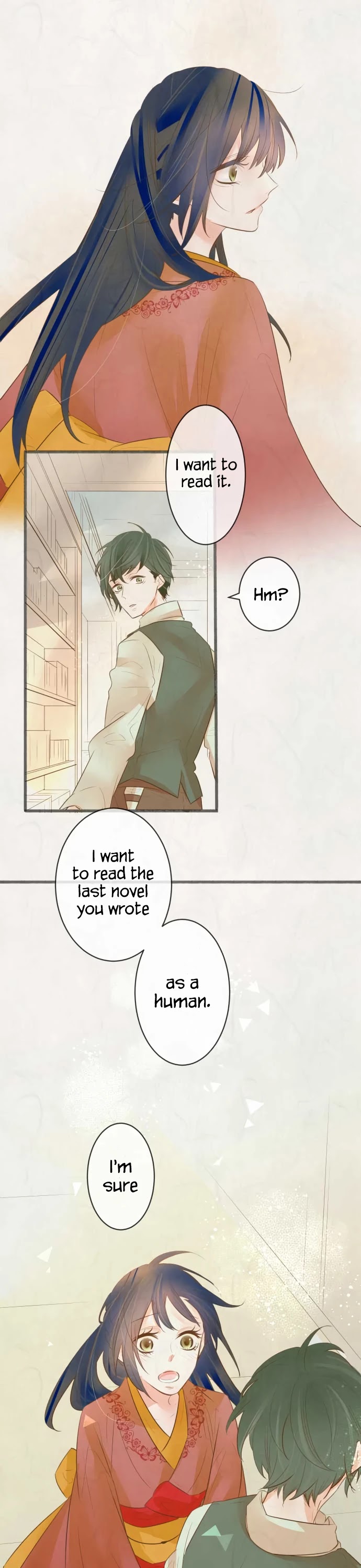 Kochou no Yumeji Chapter 162 page 15 - Chapter 162: Promise -Part One-