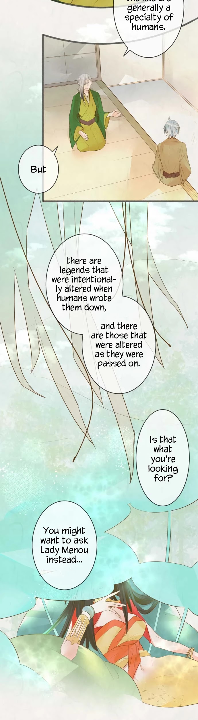 Kochou no Yumeji Chapter 162 page 9 - Chapter 162: Promise -Part One-
