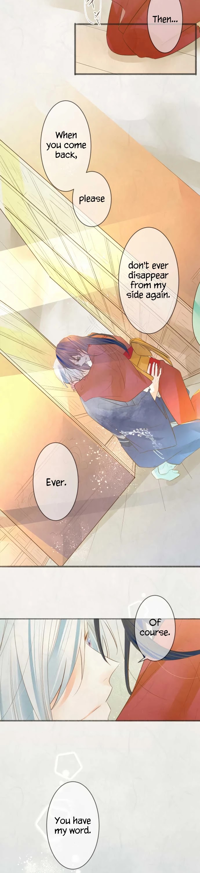 Kochou no Yumeji Chapter 163 page 15 - Chapter 163: Promise -Part Two-