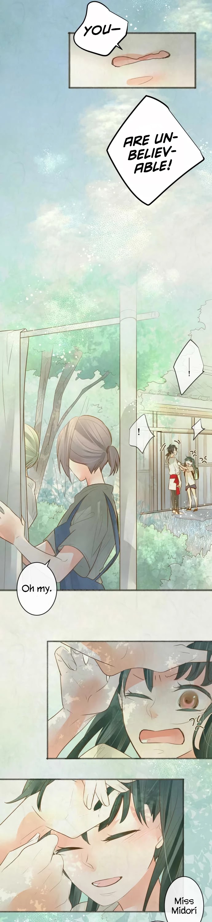 Kochou no Yumeji Chapter 166 page 15 - Chapter 166: Midori -Part Three-