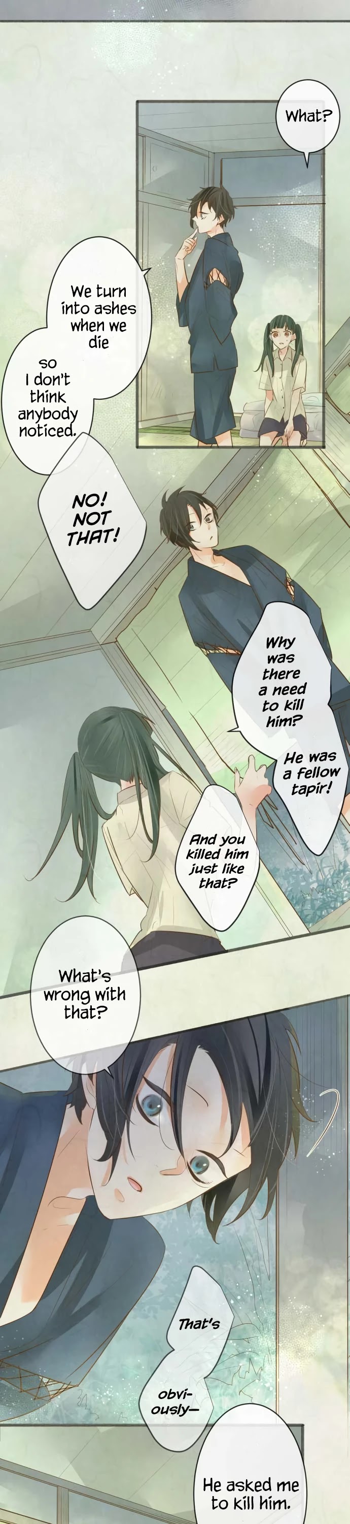 Kochou no Yumeji Chapter 167 page 11 - Chapter 167: Midori -Part Four-