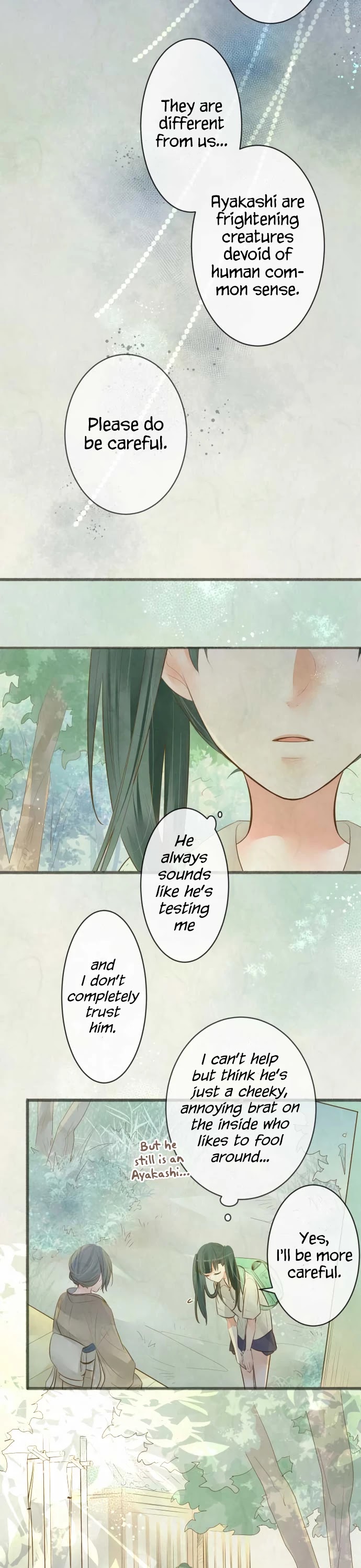 Kochou no Yumeji Chapter 167 page 4 - Chapter 167: Midori -Part Four-