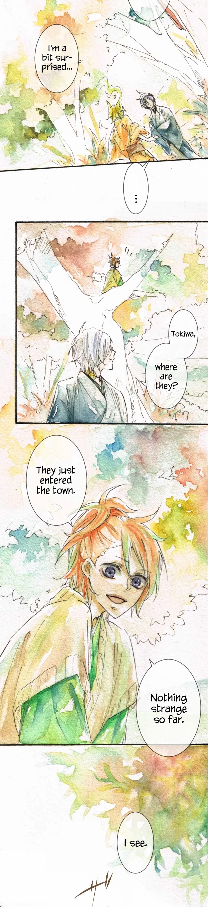 Kochou no Yumeji Chapter 173 page 12 - Chapter 173: Farewell -Part One-