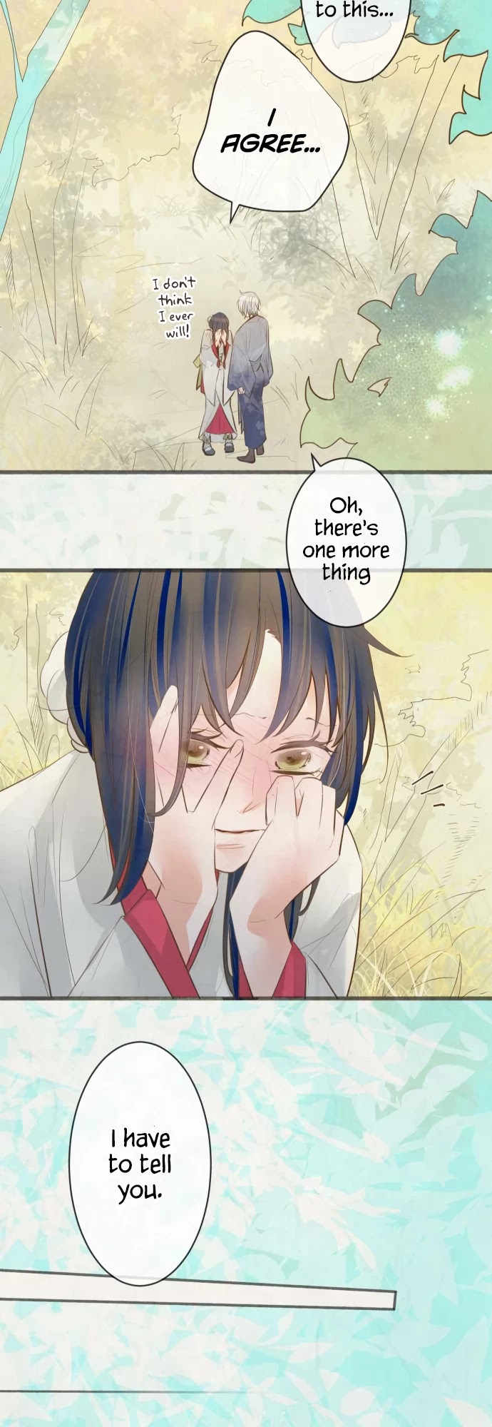Kochou no Yumeji Chapter 174 page 13 - Chapter 174: Farewell -Part Two-