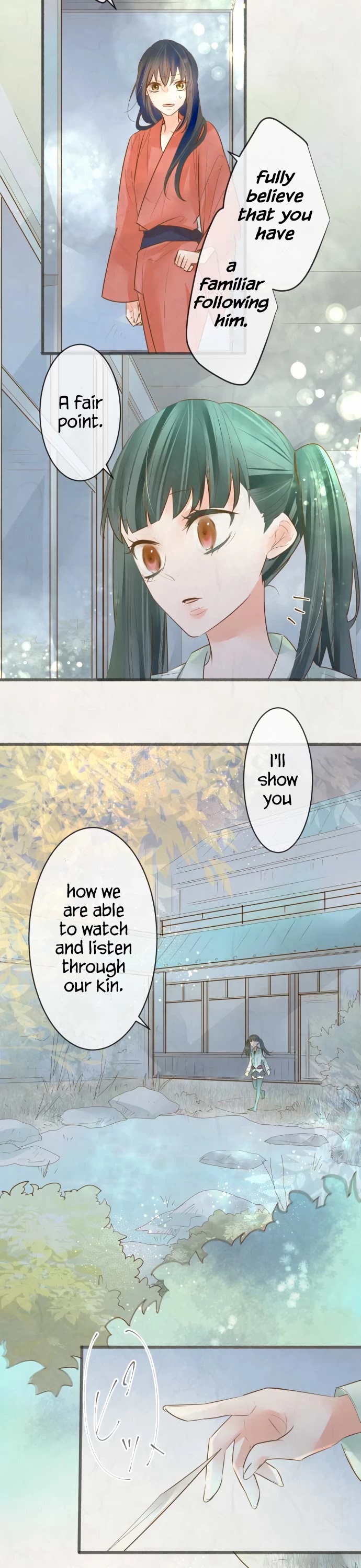 Kochou no Yumeji Chapter 176 page 15 - Chapter 176: Farewell -Part Four-