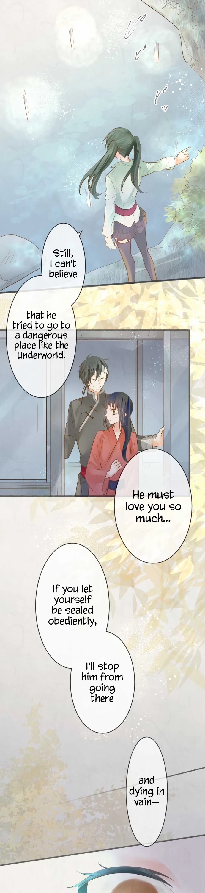 Kochou no Yumeji Chapter 176 page 16 - Chapter 176: Farewell -Part Four-