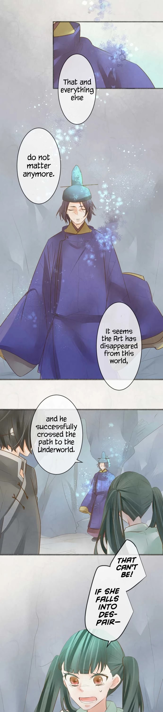 Kochou no Yumeji Chapter 178 page 11 - Chapter 178: Farewell -Part Six-