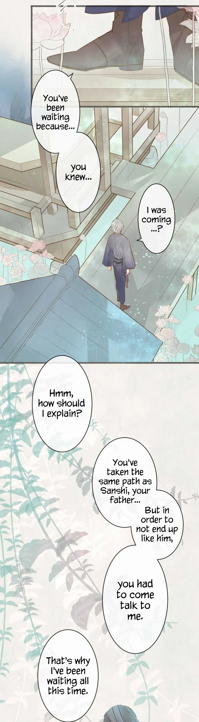 Kochou no Yumeji Chapter 179 page 4 - Chapter 179: Farewell -Part Seven-