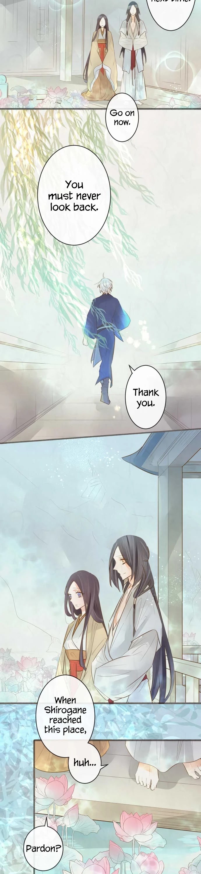 Kochou no Yumeji Chapter 180 page 14 - Chapter 180: Farewell -Part Eight-