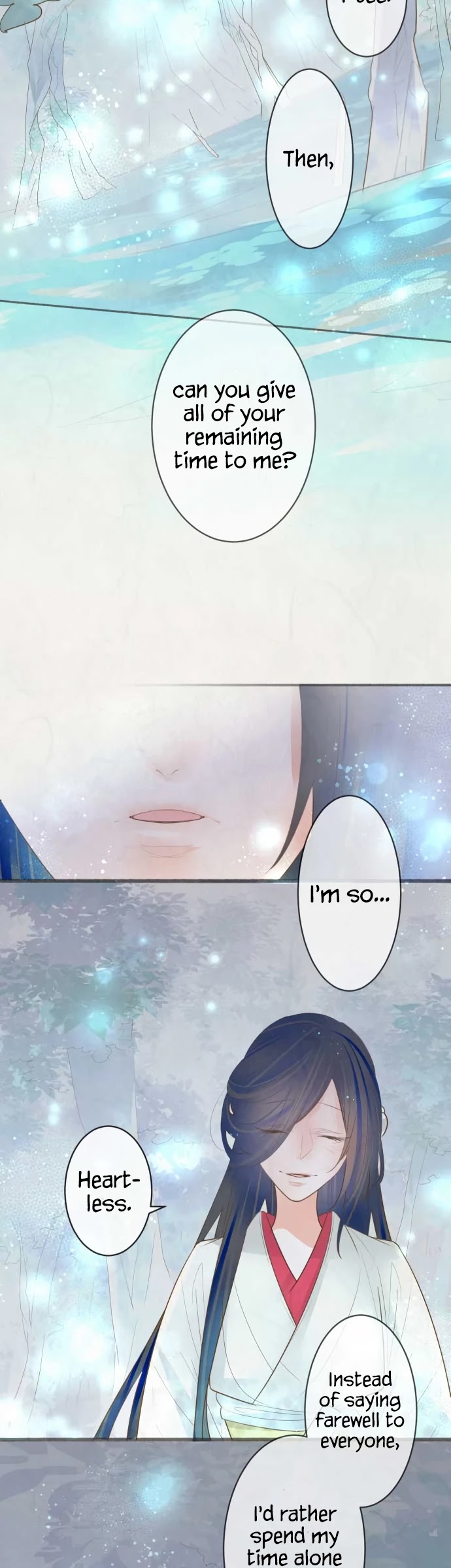 Kochou no Yumeji Chapter 181 page 15 - Chapter 181: Farewell -Part Nine-