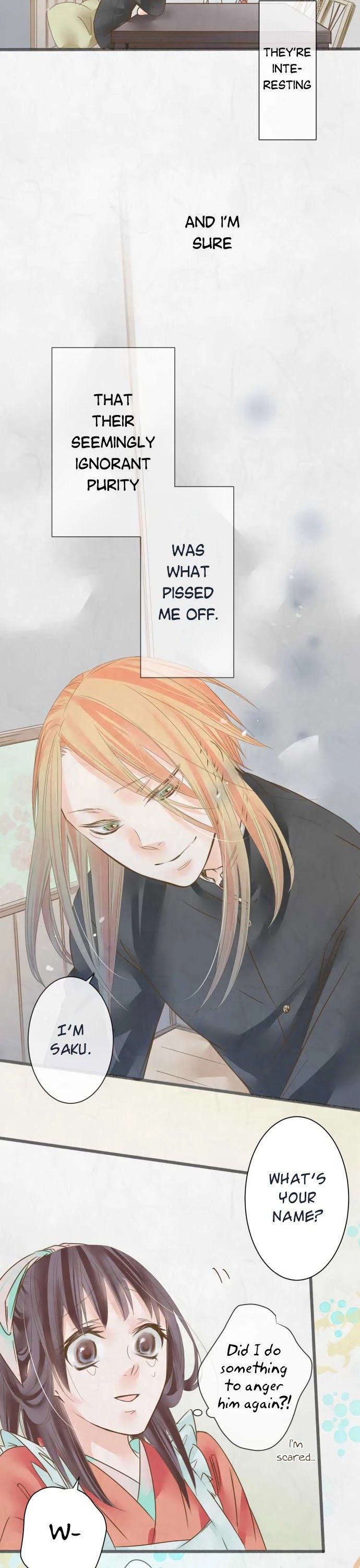 Kochou no Yumeji Chapter 54 page 15 - Chapter 54: Saku -Part Two-