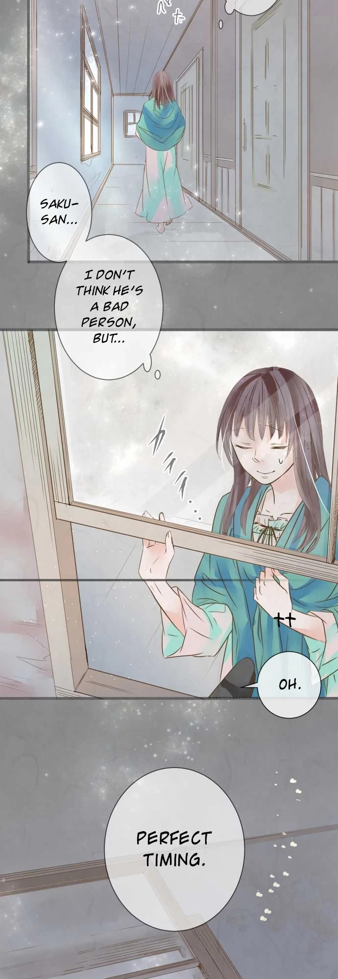 Kochou no Yumeji Chapter 55 page 8 - Chapter 55: Saku -Part Three-