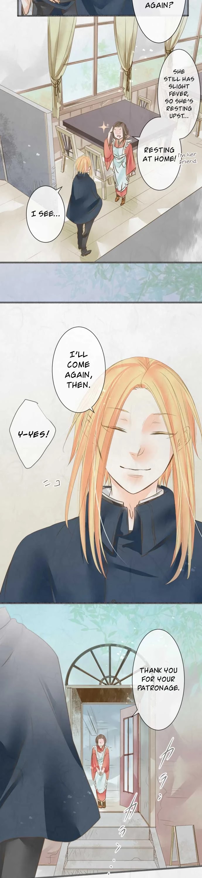 Kochou no Yumeji Chapter 56 page 4 - Chapter 56: Saku -Part Four-