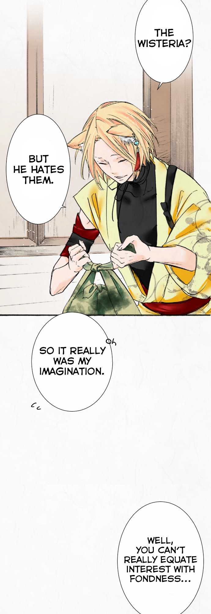 Kochou no Yumeji Chapter 9 page 10 - Chapter 9 : Obstinate