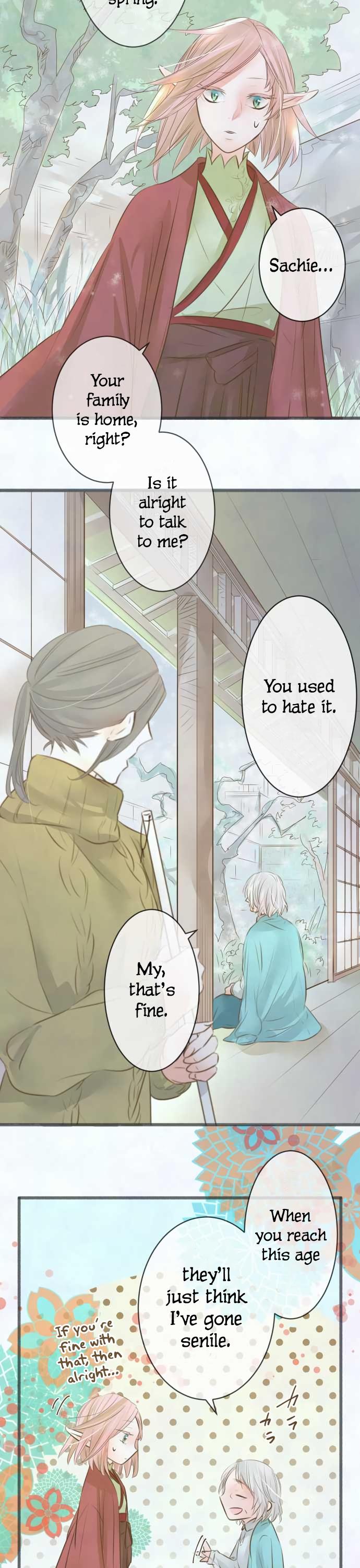 Kochou no Yumeji Chapter 95 page 4 - Chapter 95: Friend -Part Four-