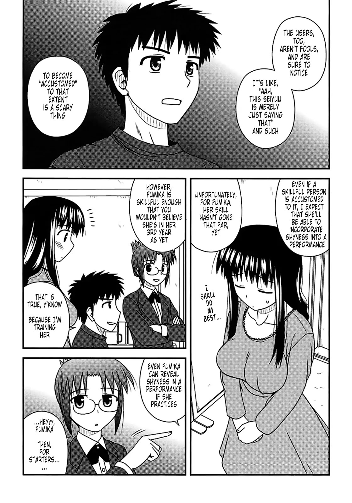 Koe de Oshigoto! Chapter 15 page 12 - Chapter 15: Fumika Special Training