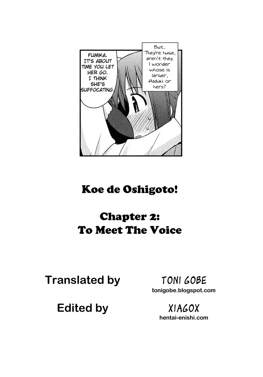 Koe de Oshigoto! Chapter 2 page 32 - Chapter 2: To Meet The Voice
