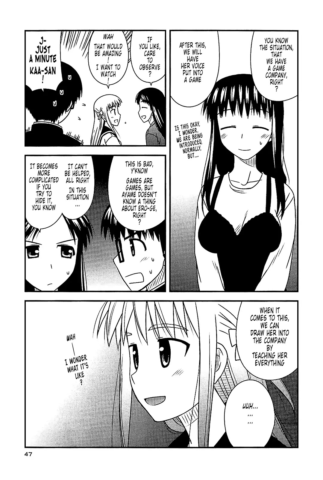 Koe de Oshigoto! Chapter 38 page 17 - Chapter 38: Ayame, to Observe a Recording Session