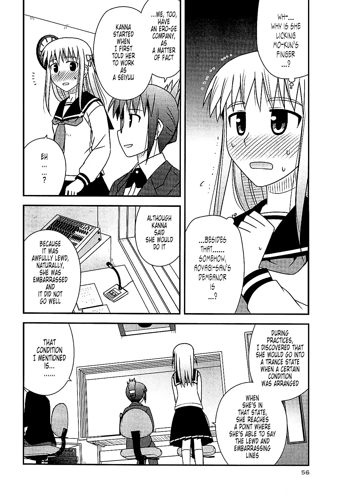 Koe de Oshigoto! Chapter 38 page 26 - Chapter 38: Ayame, to Observe a Recording Session