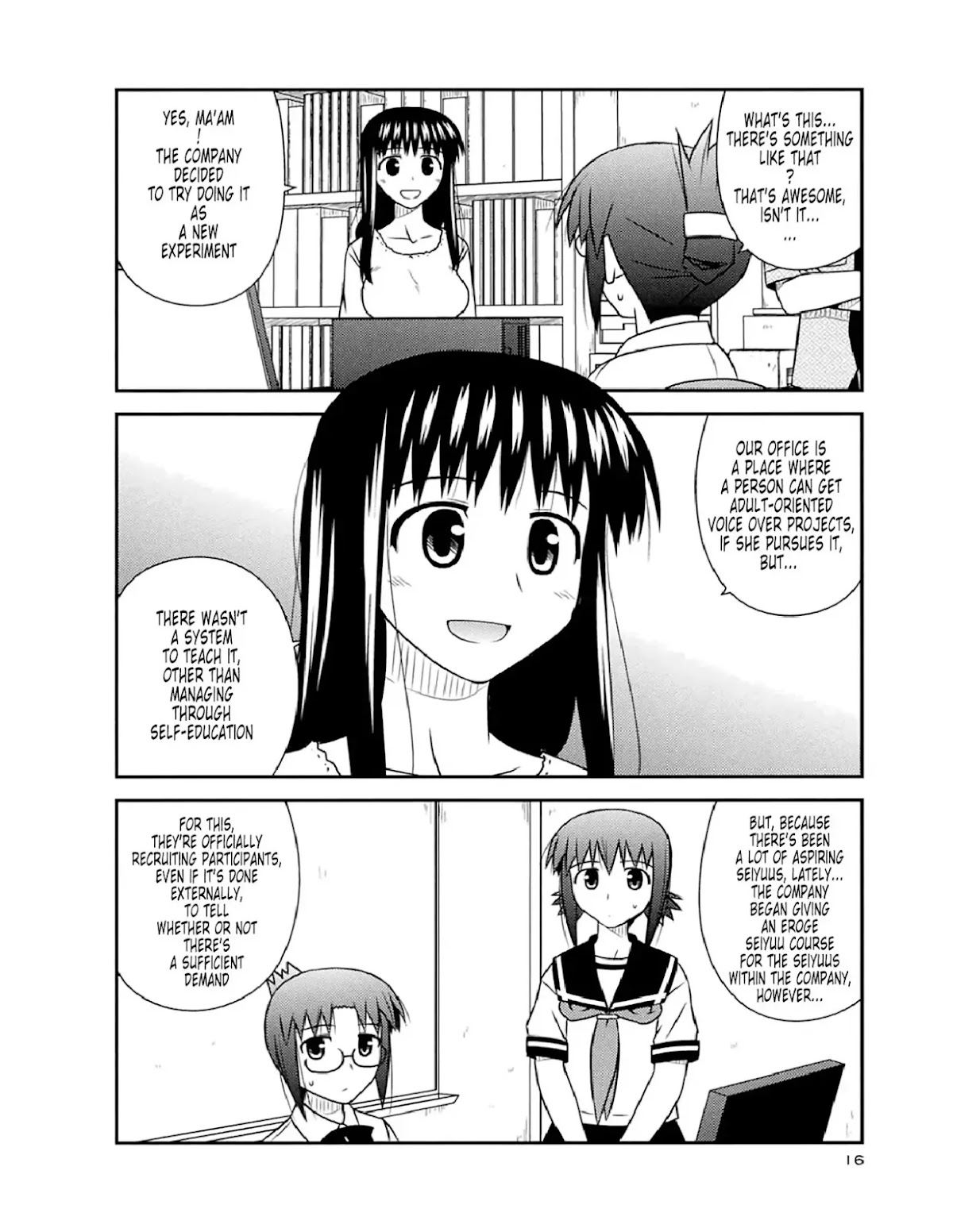 Koe de Oshigoto! Chapter 49 page 13 - Chapter 49: Training School for Ero-ge Seiyuus