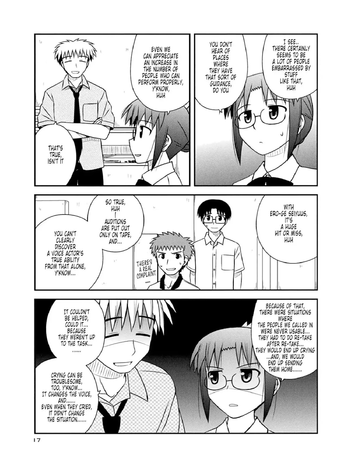 Koe de Oshigoto! Chapter 49 page 14 - Chapter 49: Training School for Ero-ge Seiyuus