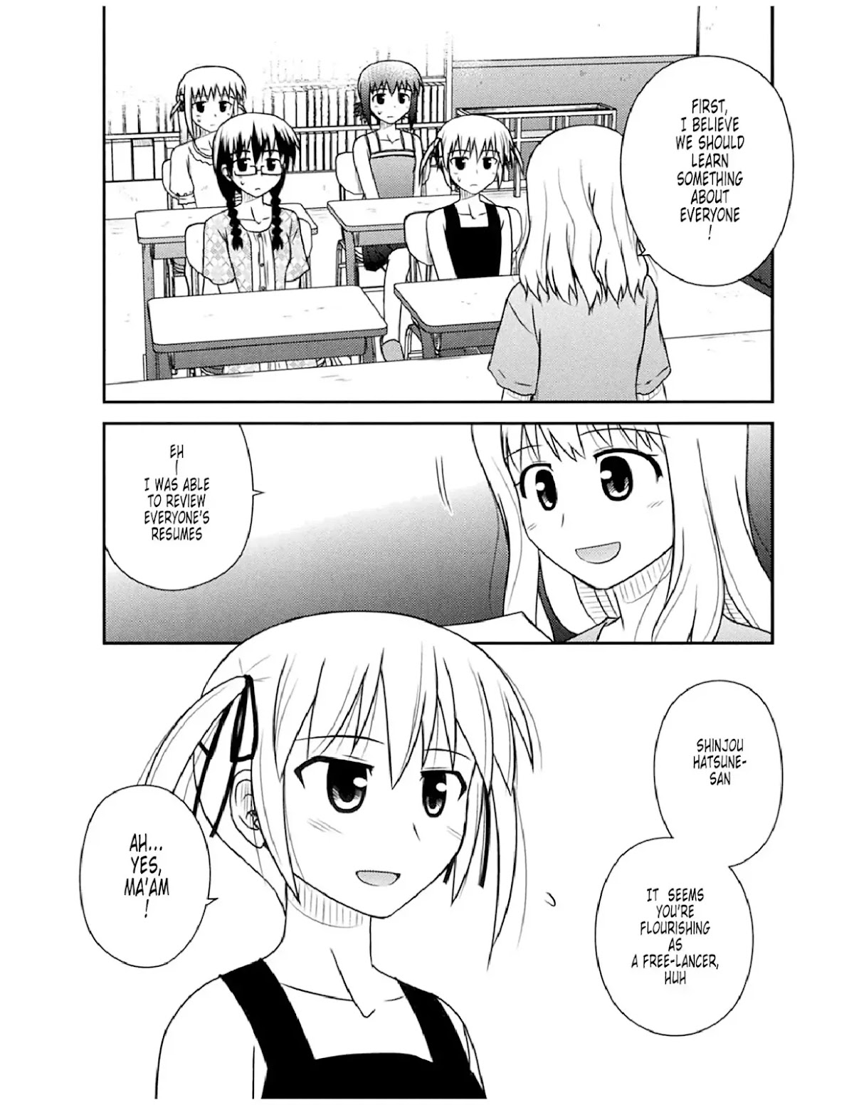 Koe de Oshigoto! Chapter 50 page 12 - Chapter 50: Class Commencement
