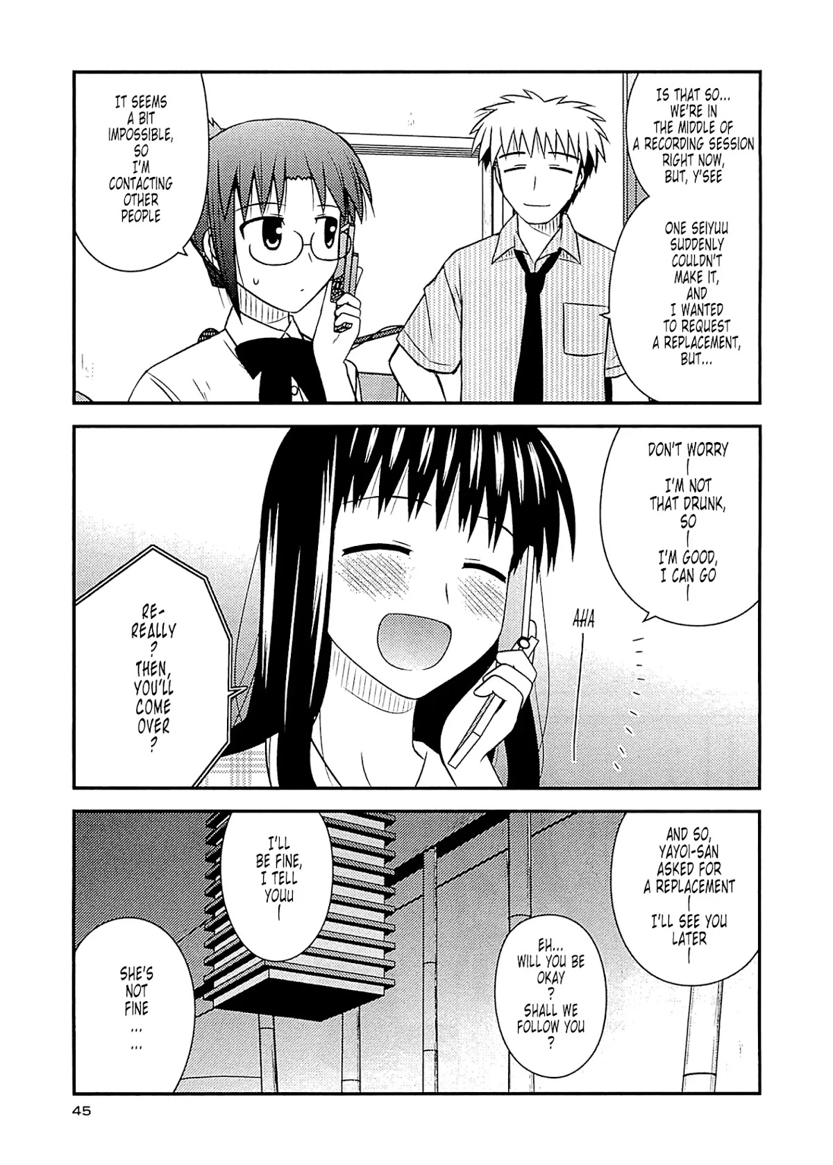 Koe de Oshigoto! Chapter 56 page 13 - Chapter 56: Sakanami-san's Real Intention