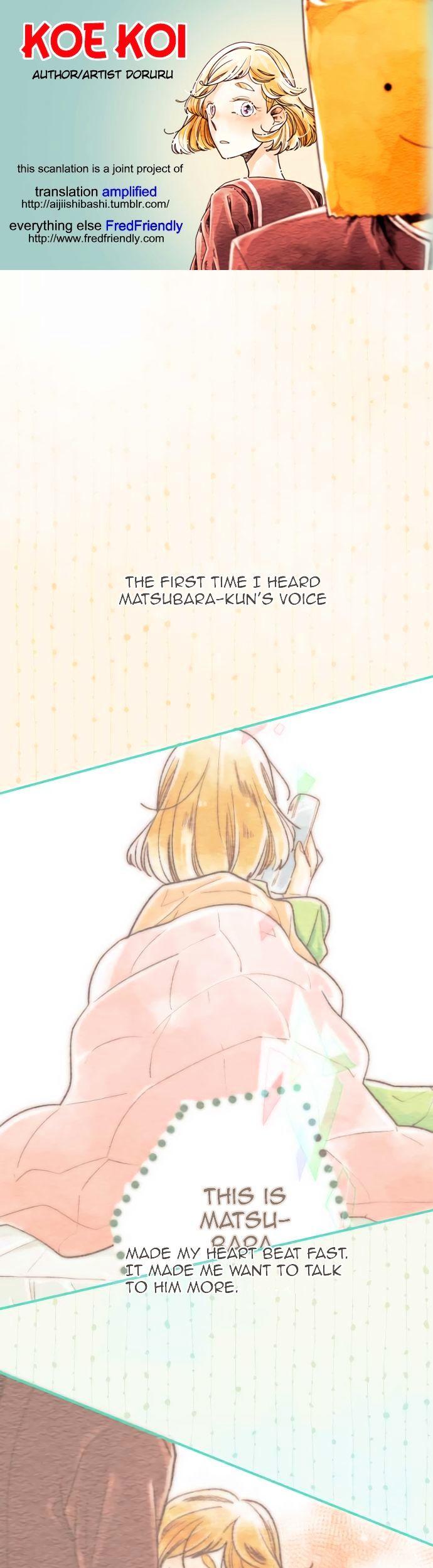 Koe Koi Chapter 8 page 1 - Chapter 8 : Kind Person