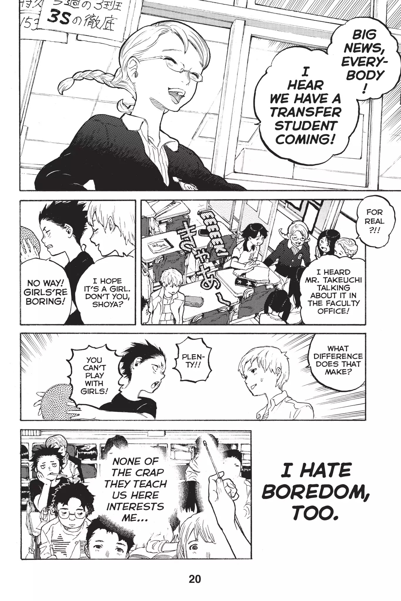 Koe no Katachi Chapter 1 page 19 - Chapter 1: Shoya Ishida
