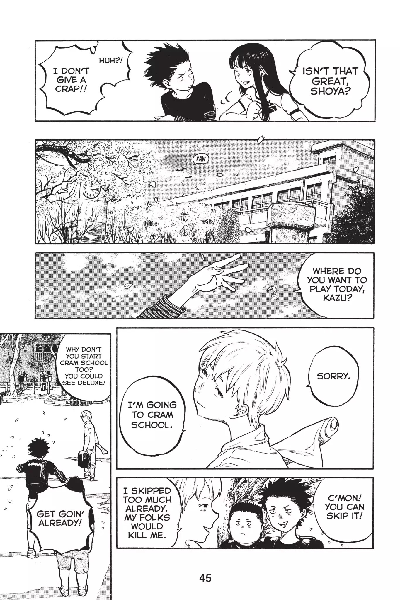 Koe no Katachi Chapter 1 page 44 - Chapter 1: Shoya Ishida
