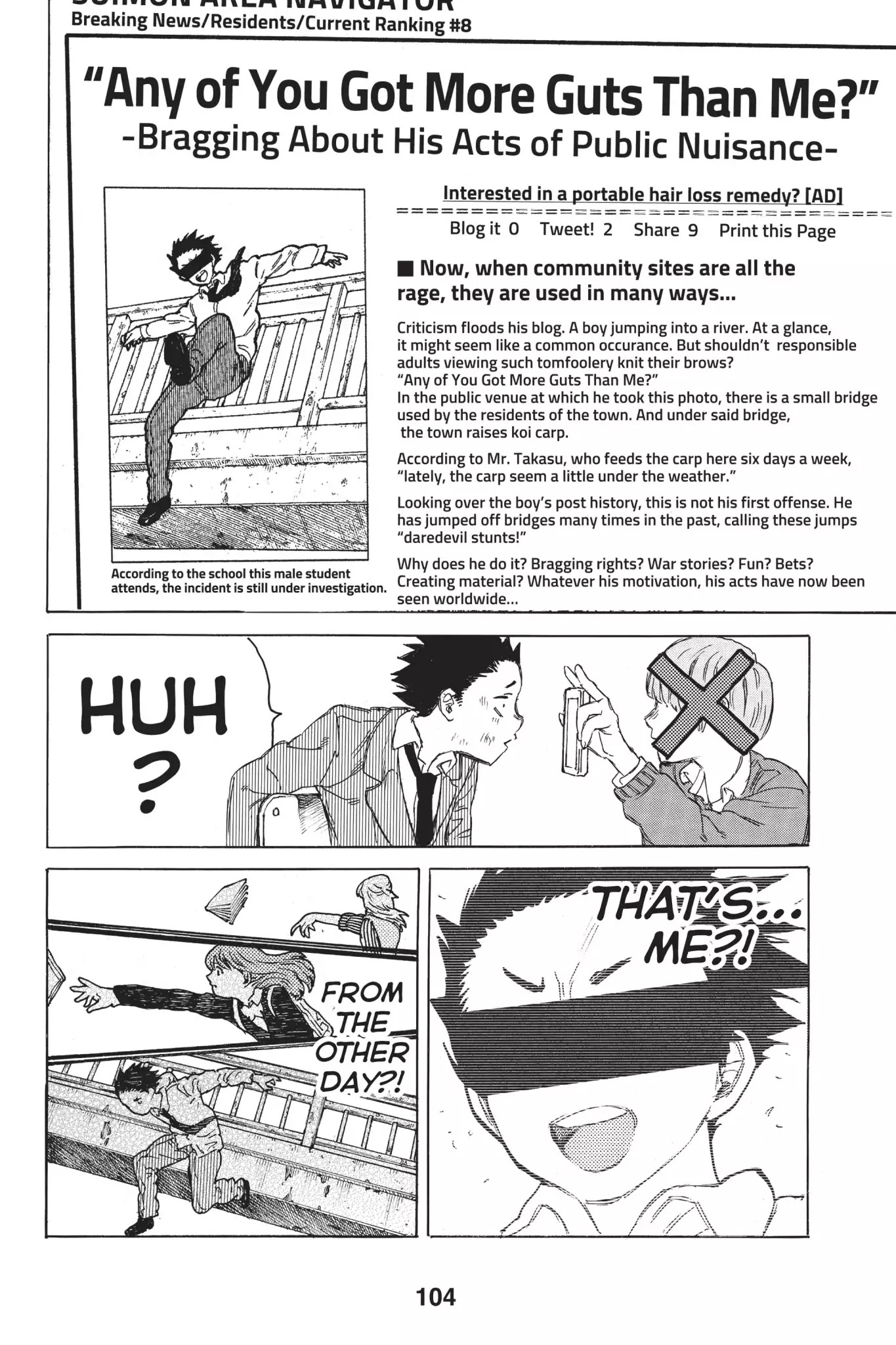 Koe no Katachi Chapter 10 page 18 - Chapter 10: That's Just Great