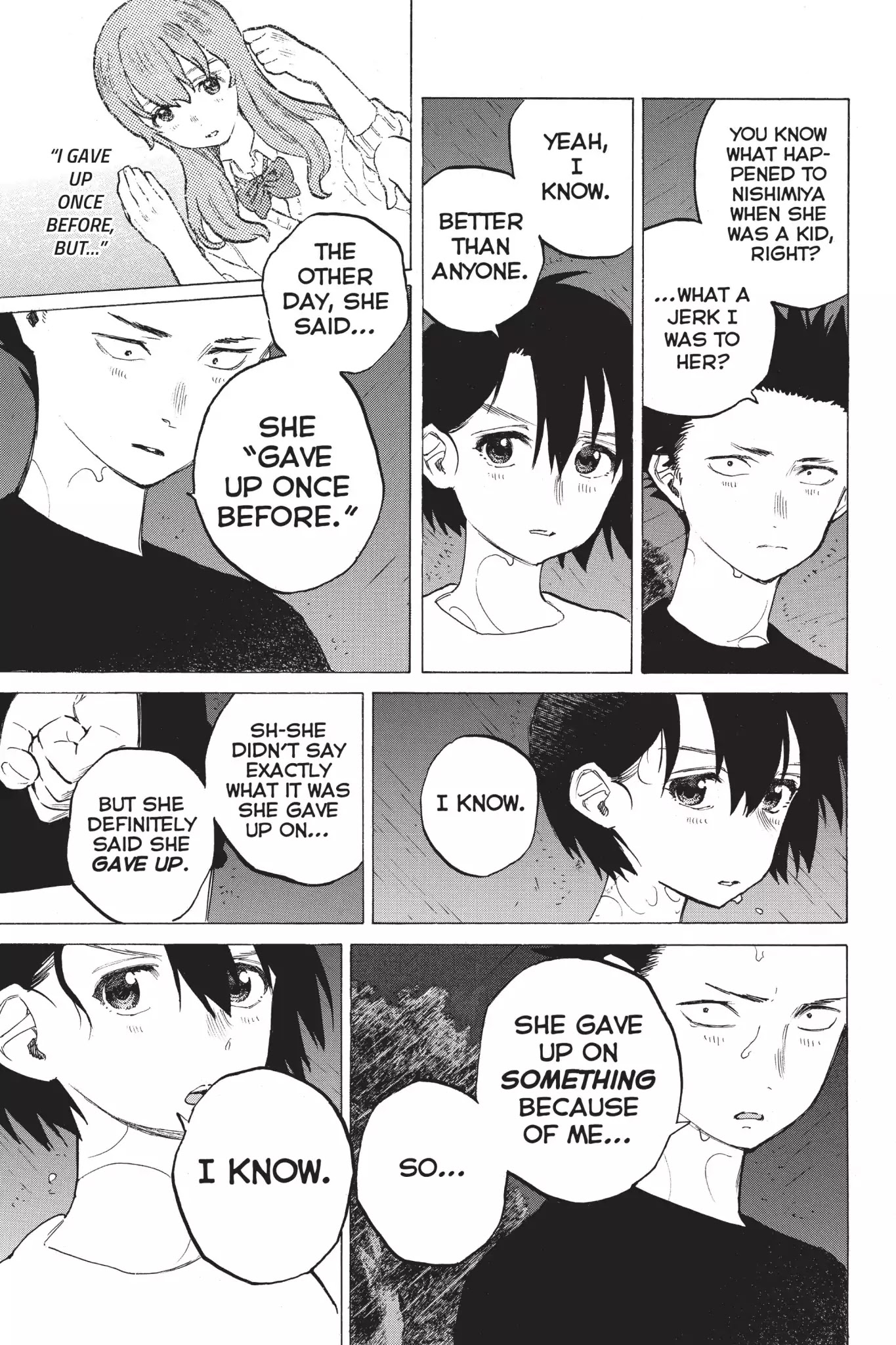 Koe no Katachi Chapter 13 page 5 - Chapter 13: Struggle