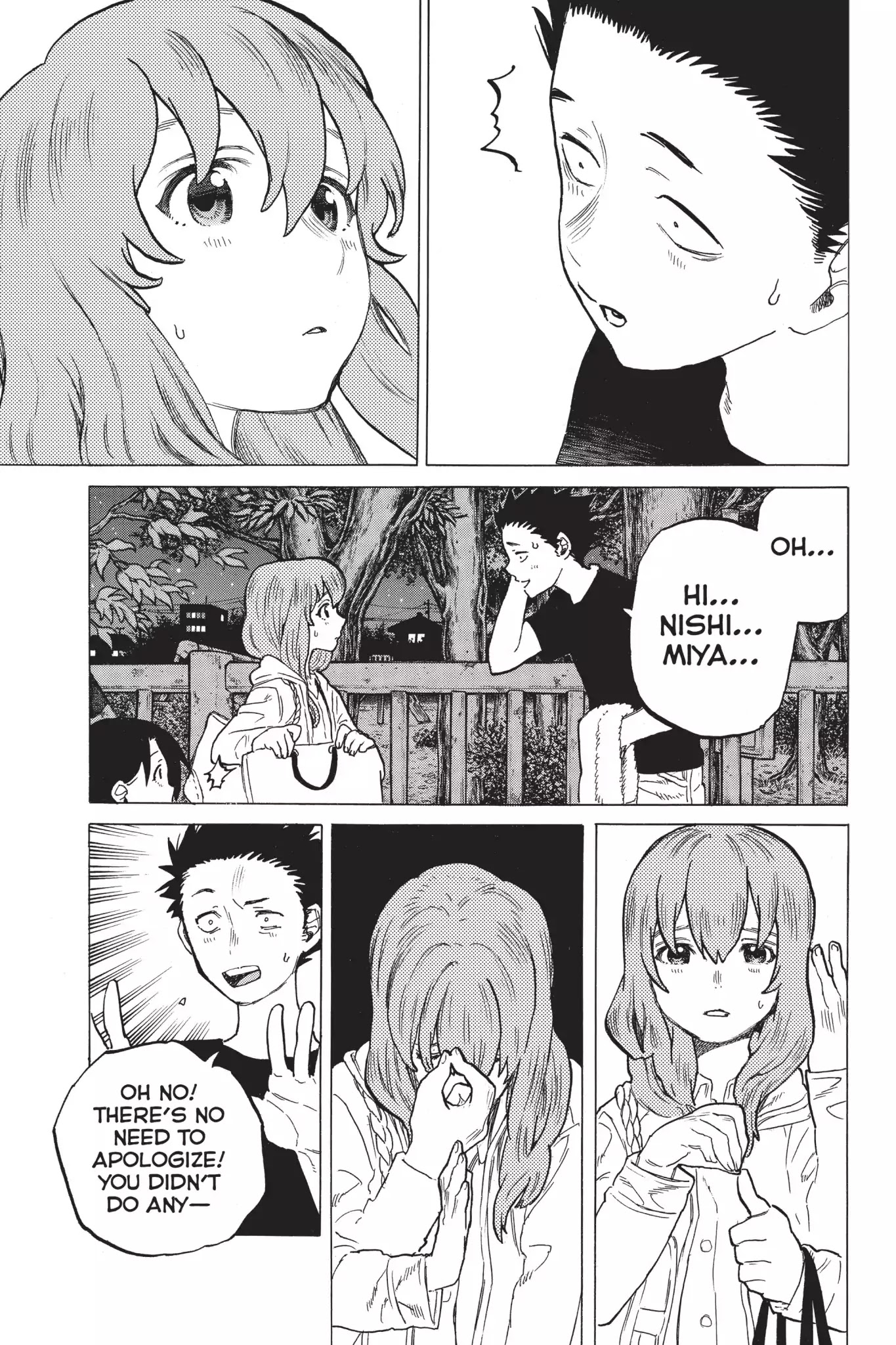 Koe no Katachi Chapter 14 page 13 - Chapter 14: Yuzuru Nishimiya