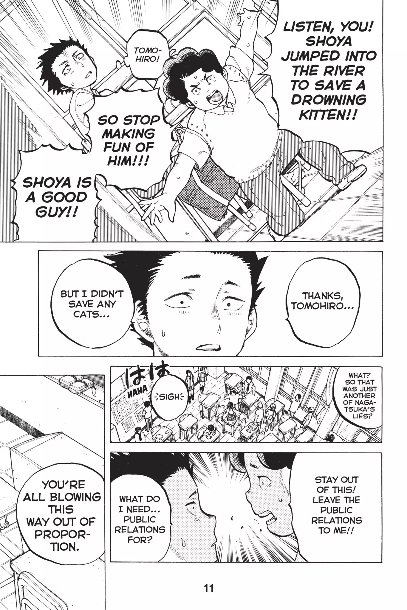 Koe no Katachi Chapter 15 page 12 - Chapter 15: Better News