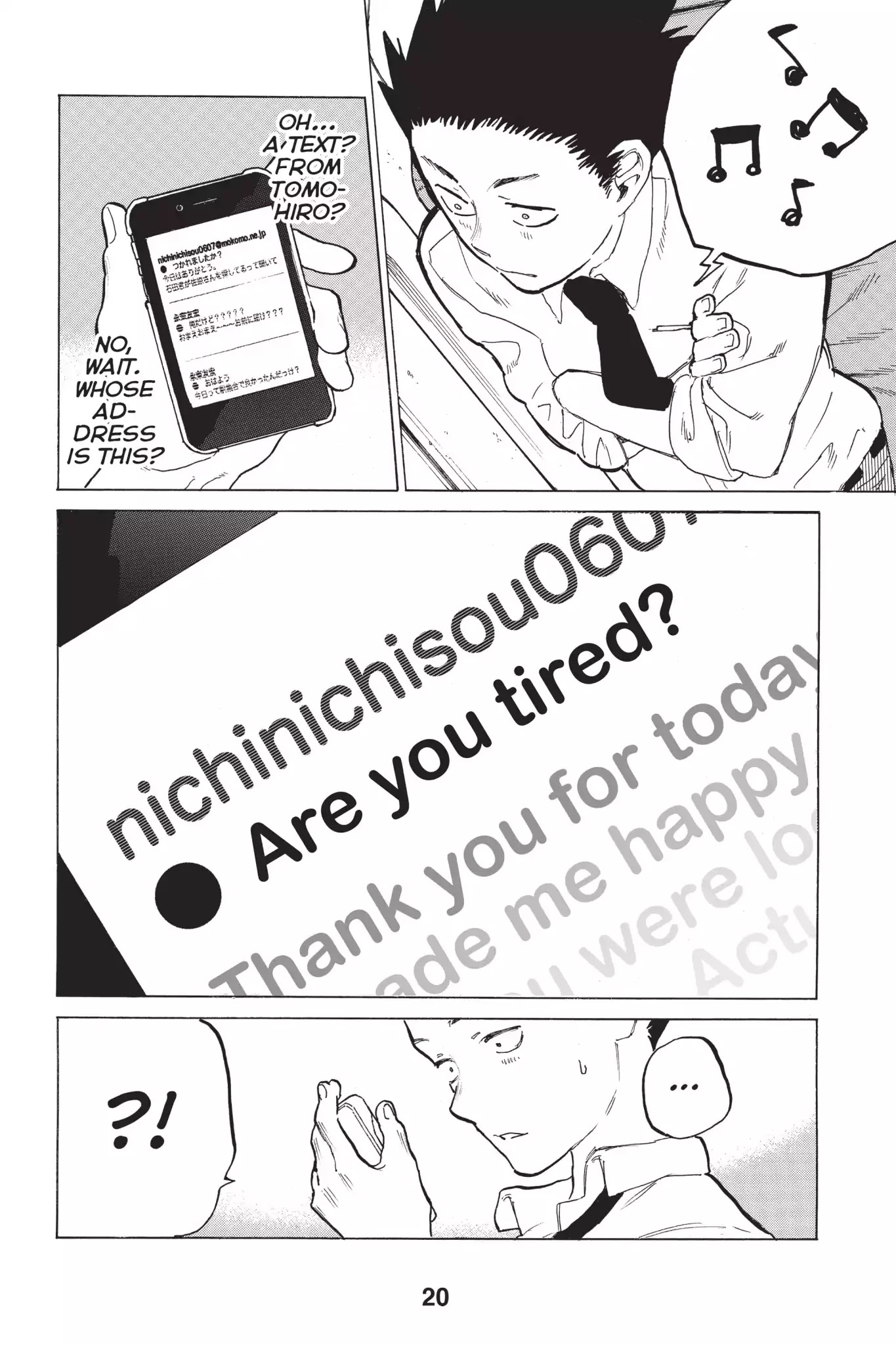 Koe no Katachi Chapter 15 page 21 - Chapter 15: Better News