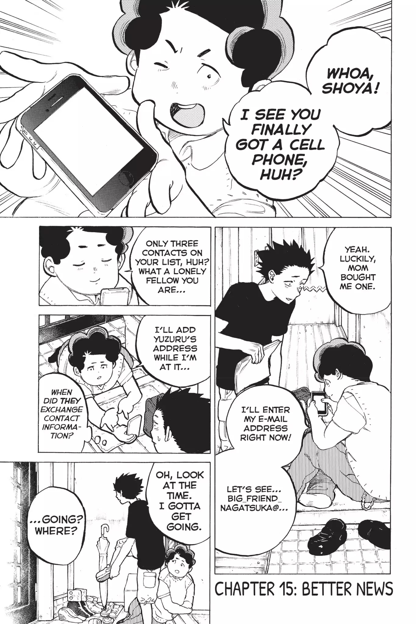 Koe no Katachi Chapter 15 page 4 - Chapter 15: Better News