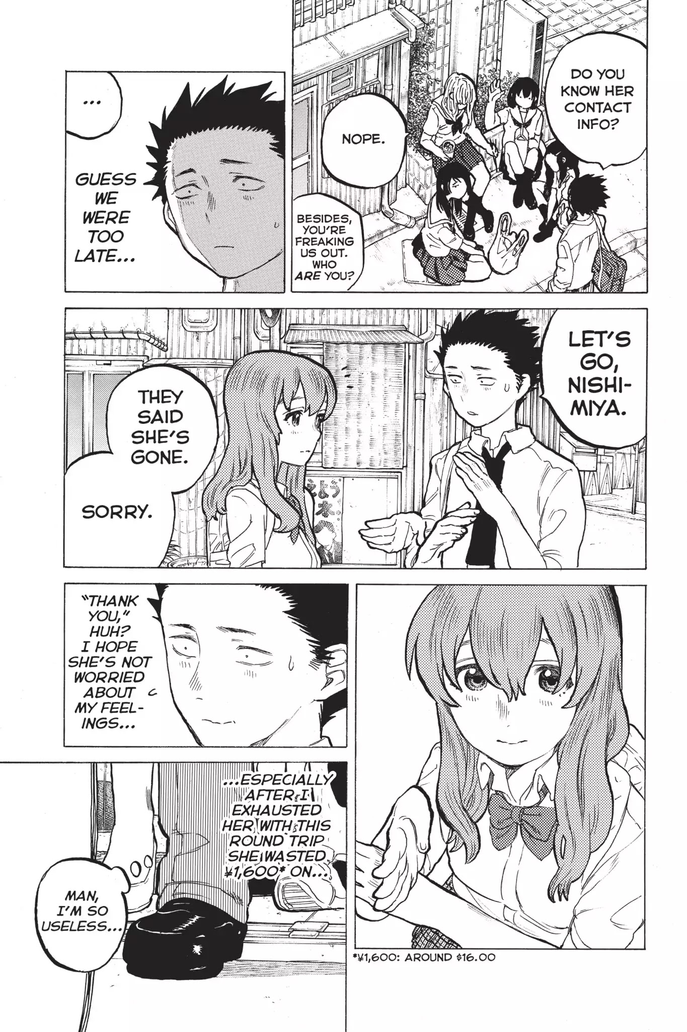 Koe no Katachi Chapter 16 page 3 - Chapter 16: What I Took from Her