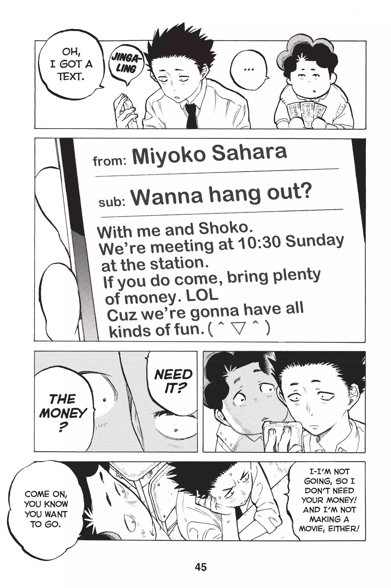 Koe no Katachi Chapter 17 page 3 - Chapter 17: Meaningful Presence