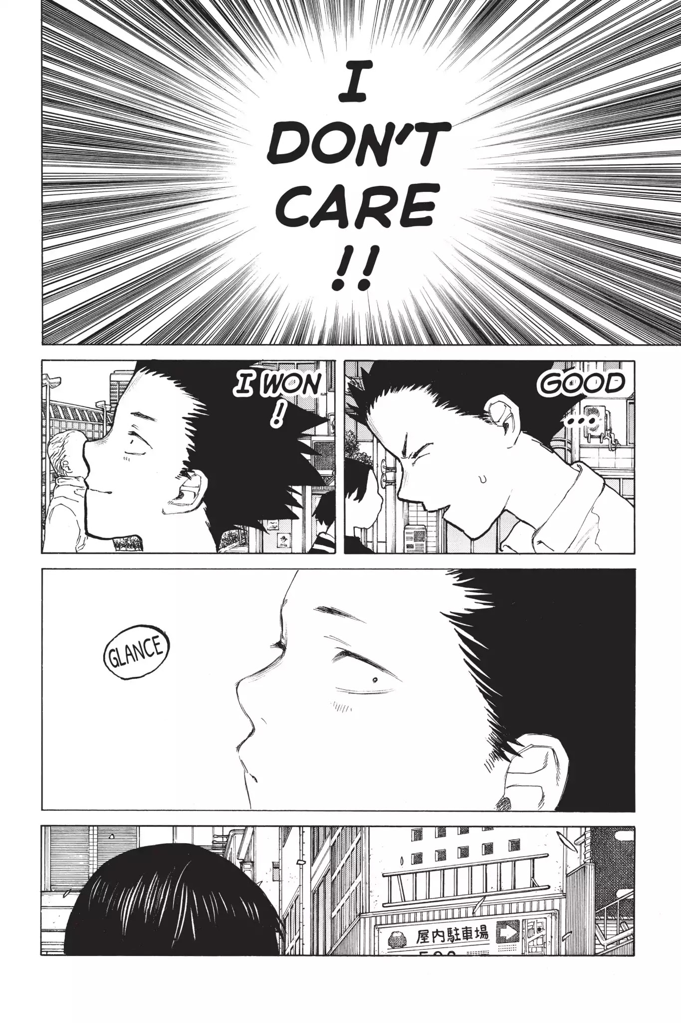 Koe no Katachi Chapter 18 page 16 - Chapter 18: I Don't Care in the Least